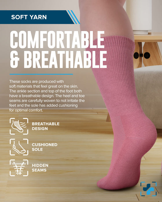 Doctor's Select Diabetic Socks for Men and Women | Diabetic Socks Women | Mens Diabetic Socks