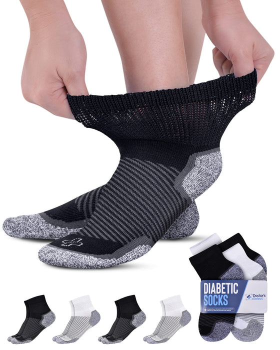 Doctor's Select Diabetic Socks for Men and Women | Mens Diabetic Socks