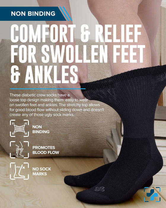 Doctor's Select Diabetic Socks for Men and Women | Diabetic Socks Women | Mens Diabetic Socks