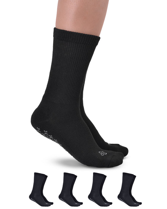 Doctor's Select Diabetic Socks for Men and Women | Non Slip Socks Mens | Gripper Socks for Men
