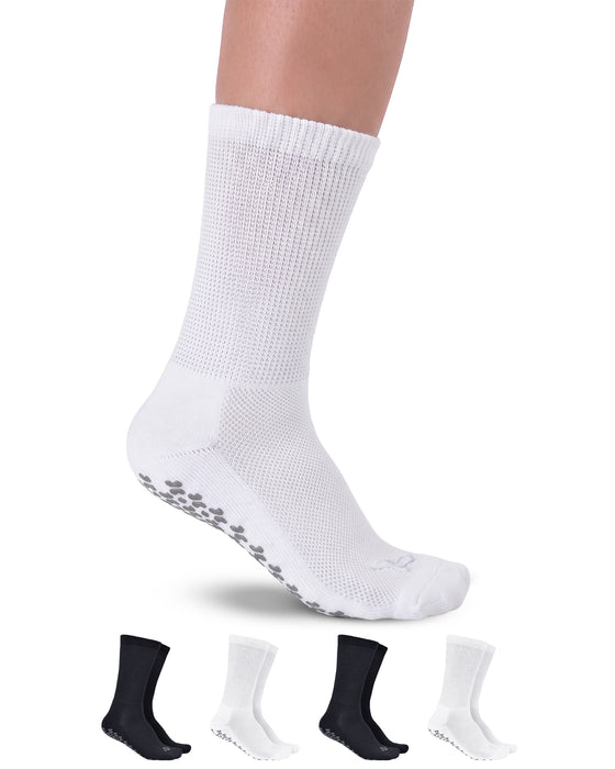 Doctor's Select Diabetic Socks for Men and Women | Non Slip Socks Mens | Gripper Socks for Men