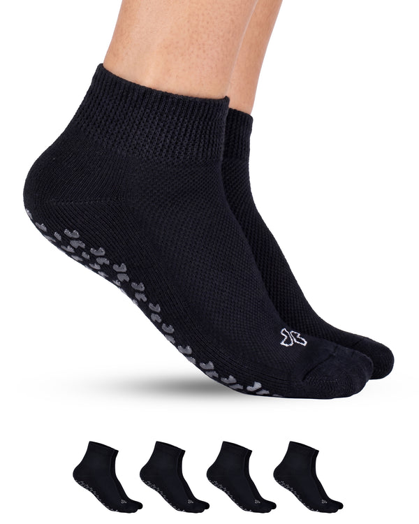 Diabetic Ankle Socks with Grippers for Men and Women | Non Binding Socks Women