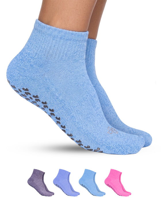Diabetic Ankle Socks with Grippers for Men and Women | Non Binding Socks Women
