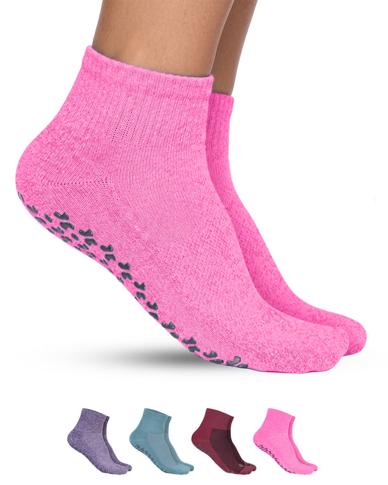 Diabetic Ankle Socks with Grippers for Men and Women | Non Binding Socks Women