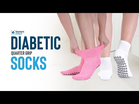 Diabetic Ankle Socks with Grippers for Men and Women