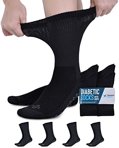 Diabetic Socks for Men and Women | Non Slip Socks Mens | Gripper Socks for Men