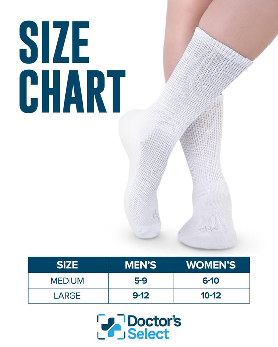 Doctor's Select Diabetic Socks for Men and Women | Diabetic Socks Women | Mens Diabetic Socks