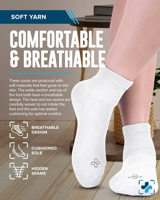 Doctor's Select Diabetic Socks for Men and Women | Mens Diabetic Socks