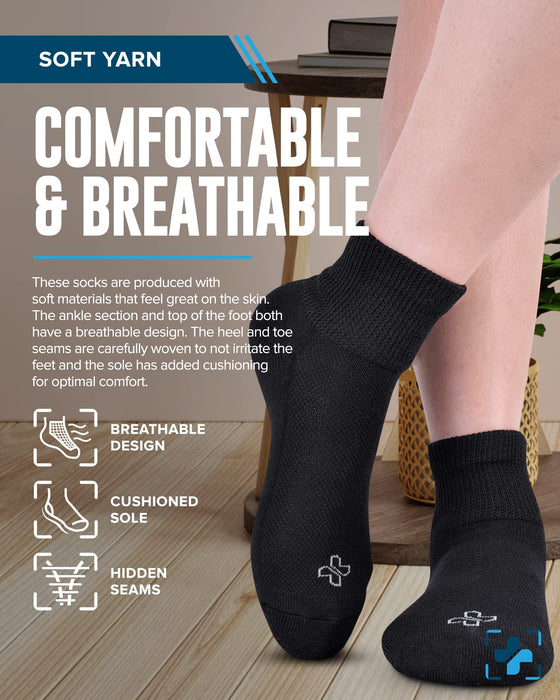 Doctor's Select Diabetic Socks for Men and Women | Mens Diabetic Socks