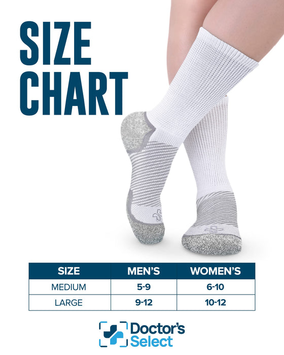 Doctor's Select Diabetic Socks for Men and Women | Diabetic Socks Women | Mens Diabetic Socks