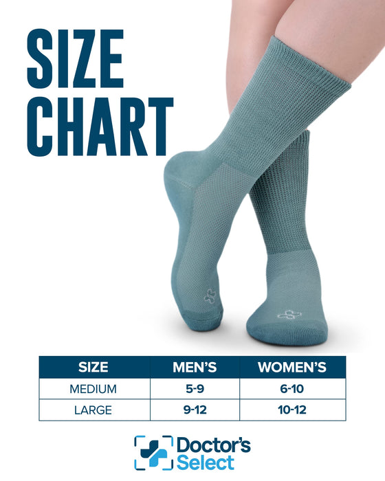 Doctor's Select Diabetic Socks for Men and Women | Diabetic Socks Women | Mens Diabetic Socks