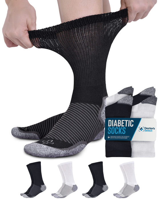 Doctor's Select Diabetic Socks for Men and Women | Diabetic Socks Women | Mens Diabetic Socks