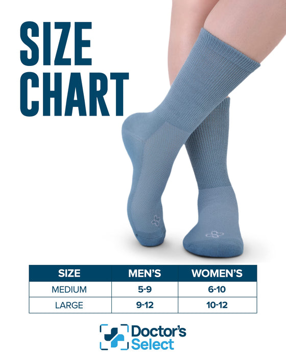 Doctor's Select Diabetic Socks for Men and Women | Diabetic Socks Women | Mens Diabetic Socks