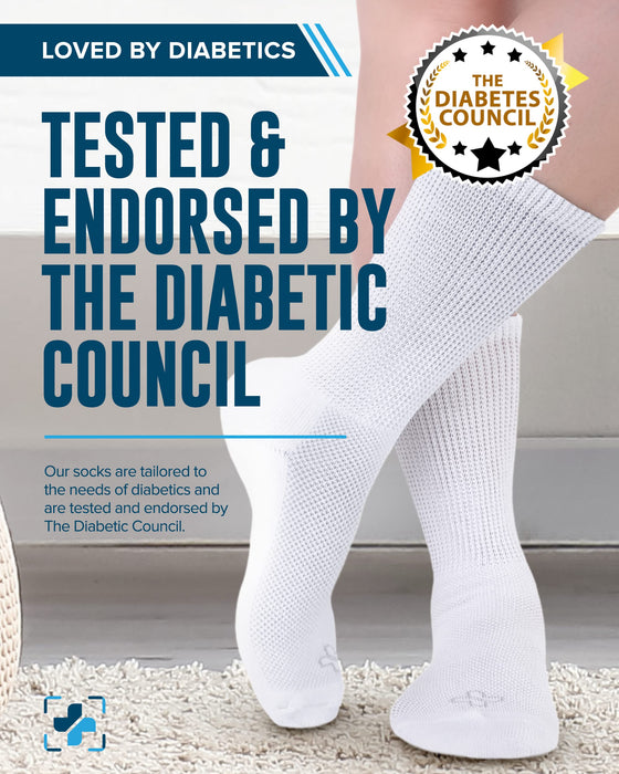 Doctor's Select Diabetic Socks for Men and Women | Diabetic Socks Women | Mens Diabetic Socks