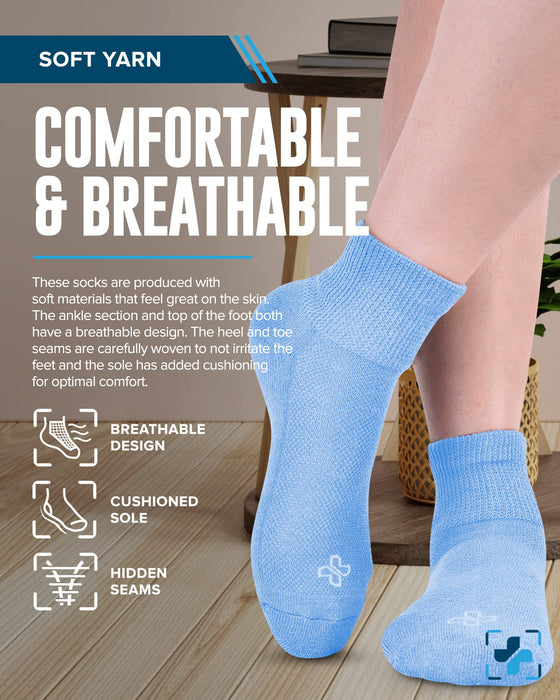 Doctor's Select Diabetic Socks for Men and Women | Mens Diabetic Socks